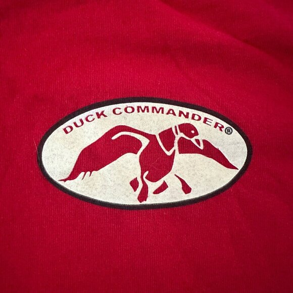 Gildan Men's XL Cotton Duck Commander Miss Kay's Kitchen Red Short Sleeve TShirt - Picture 4 of 7